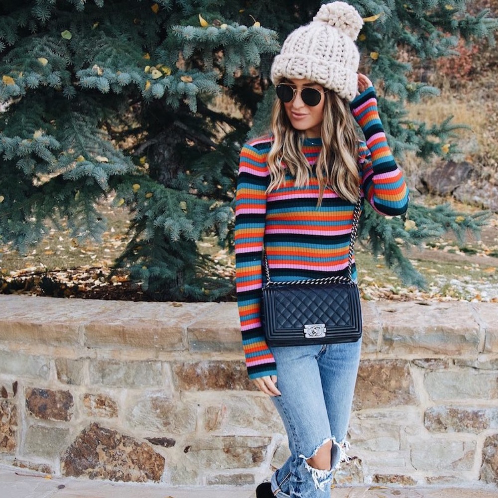 Striped Pullover Sweater